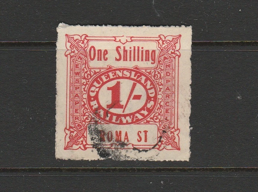 paquetes sellos Australia Queensland Railways Roma ST Foto 1 de 1
