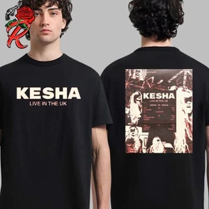 Kesha Live In The UK House Of Kesha 2025 Two Sides Unisex T-Shirt - Picture 1 of 3