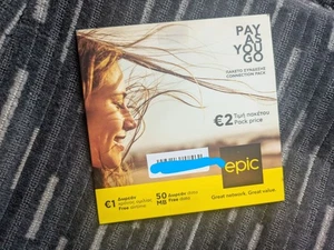 Carte Sim Epic - Chypre Crédit 1€ - Photo 1/2