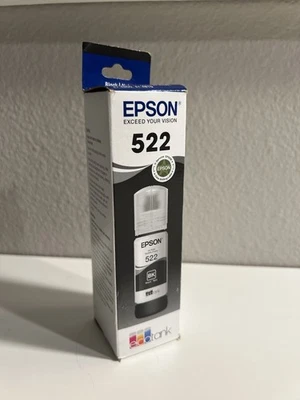 Tinta negra Epson 522 Ecotank genuina nueva en caja exp. 03-2030 Foto 1 de 4