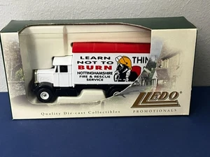 Lledo Scammell Model Delivery Truck Learn Not to Burn Fire rescue X - Picture 1 of 8