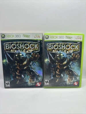 BioShock (Xbox 360, 2007) Completo com Manual + Capa Deslizante - Testado - Frete Grátis - Imagem 1 de 4