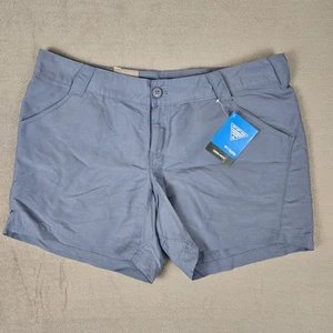 Columbia PFG Coral Compass Short Women's XL Blue Nylon Lightweight Fishing Camp - Picture 1 of 15