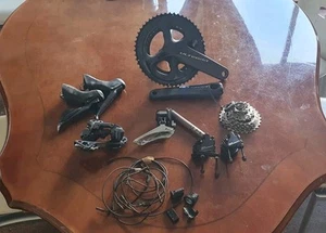 Shimano Ultegra R8070 R8050 Di2 2x11 Speed Hydraulic Disc Brake Groupset, GC - Picture 1 of 19