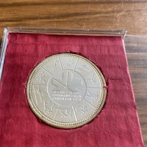 Canadá 1978 Juegos de la Commonwealth Edmonton moneda de plata $1 brillante sin circular - Imagen 1 de 4