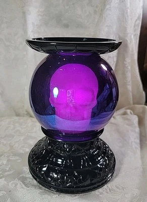 Bath & Body Works Luz Calavera Pedestal 3 Mechas Candelabro Negro - Usado en Excelente Condición  Foto 1 de 4