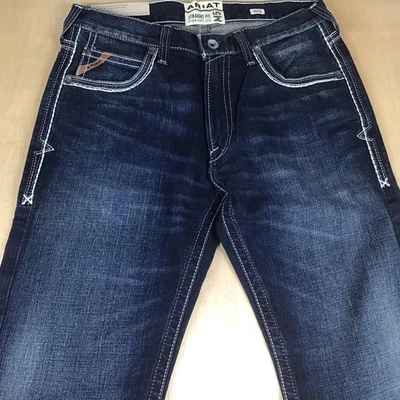 Ariat M-Series M5 Coltrane Men’s Straight Jeans Nightingale Wash Cowboy 34x34 - image 1 of 4