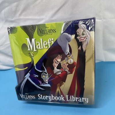 Disney Villains Storybook Library Contains 6 Books, 30 Stickers, and more... Foto 1 de 4