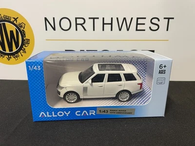 QY MODELS 1:43 SCALE RANGE ROVER 50TH ANNIVERSARY - WHITE - Image 1 of 2