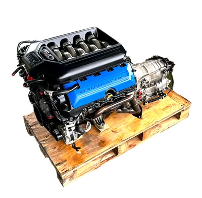 Двигатель Coyote 6R80 2011-2014 Ford Mustang GT 5.0 поколение 1 полная замена 60 000 миль - Изображение 1 из 4