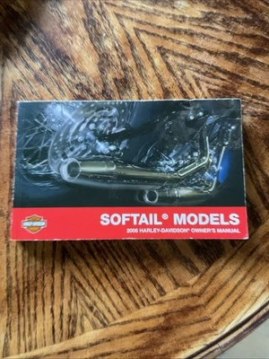 Harley-Davidson Softail Models 2006 manual del propietario 99469-06 tapa dura Foto 1 de 4