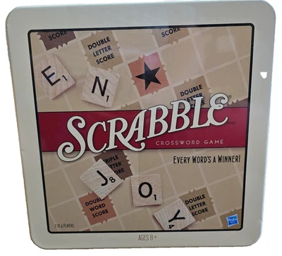 Vintage Scrabble Nostalgia Game Series KMART EXCLUSIVE Hasbro Metal Tin Game - Image 1 of 4
