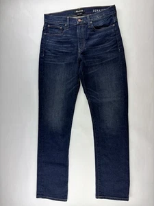 Madewell Jeans Herren 31x32 Blau Straight Leg Dark Wash Stretch Denim Preppy - Bild 1 von 6
