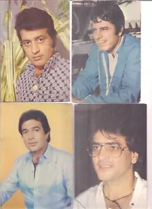 INDIA 4 FOTO POSTAL VINTAGE ACTOR DE PELÍCULA RAJESH KHANNA, SANJAY KHAN, JITENDRA - Imagen 1 de 1