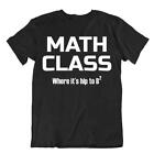 Matheunterricht Lehrer Wortspiel T-Shirt Nerd Männer Zitat Baumwoll Hemden