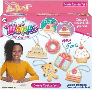 Whipple Craft Creations Party Cookie Set Schlüsselanhänger Erstellen 6 Stück KEIN ESSEN Neu - Bild 1 von 3