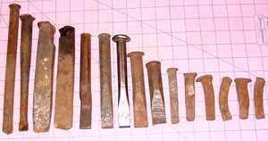 Vintage 15 Stone Masons Chisels Old Antique Blacksmith Sculpture Mixed Tool Lot - Picture 1 of 20