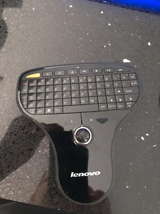 Lenovo N5901 Qwerty Keyboard Trackball 2.4G Wireless Mini Multimedia Keyboard - Picture 1 of 3