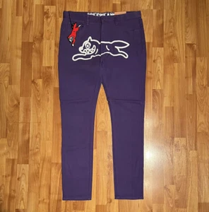 NEU HERREN BBC MILLIARNAIRE BOYS CLUB EIS RAYGUN JEANE IN PRISM VIOLETT - Bild 1 von 8