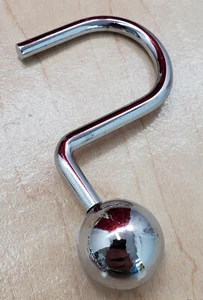 Lot of 144 Chrome Metal Ball Shower Curtain Hooks High Quality Hotel Luxury - Picture 1 of 7