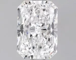 IGI Certified Lab Grown Radiant Cut 1.51 ctw Dimond F Color VS1 Clarity - Picture 1 of 3