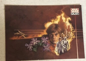 Star Wars Galaxy Trading Card  #278 Princess Leia Han Solo Luke Skywalker - Picture 1 of 2