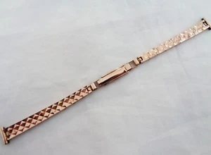 Vintage 10 mm 50er Jahre New Old Stock Damen Armband gewalzt oder gefüllt Roségold - Bild 1 von 8