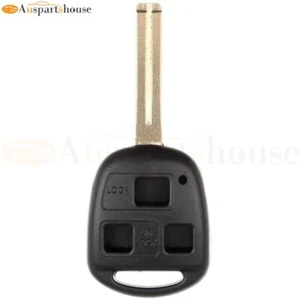 For Lexus GX470 Toyota FJ Cruiser 07-2009 3 Buttons Remote Entry Key Shell Case - Picture 1 of 8