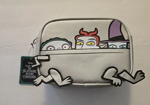 Bioworld Nightmare Before Christmas Lock Shock & Barrel Women's Gray Crossbody - Picture 1 of 4