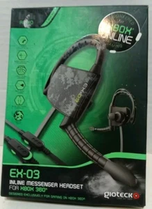 Auriculares mensajeros en línea Gioteck EX-03 para Xbox 360 *Nuevos en caja abierta* - Imagen 1 de 5