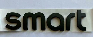 Smart Wappen Logo Schriftzug Kofferraum hinten schwarz - Bild 1 von 1