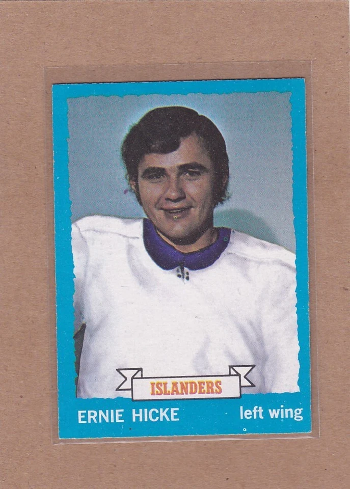 1973-74 TOPPS HOCKEY ERNIE HICKE #18 ISLANDERS EX+ *A21502 - Image 1 of 1