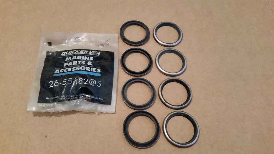 LOT OF 8 Oil Seals For Mercury 26-55682; Sierra 18-2050 - Image 1 of 1
