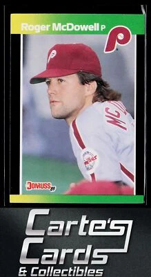 Roger McDowell 1989 Donruss Baseball's Best #16 Philadelphia Phillies - Image 1 of 2