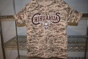 Camiseta El Paso Chihuahuas 2015 Camuflada Cuadros Medidas Mujer Lg? Hombre S? - Imagen 1 de 4