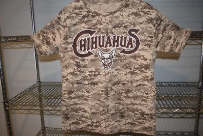 Camiseta El Paso Chihuahuas 2015 Camuflada Cuadros Medidas Mujer Lg? Hombre S? Foto 1 de 4