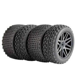 For HPI HSP Kyosho Off-Road RC Car 4PCS 1/10 RC Buggy Tires and Wheels 12mm Hex - Picture 1 of 7
