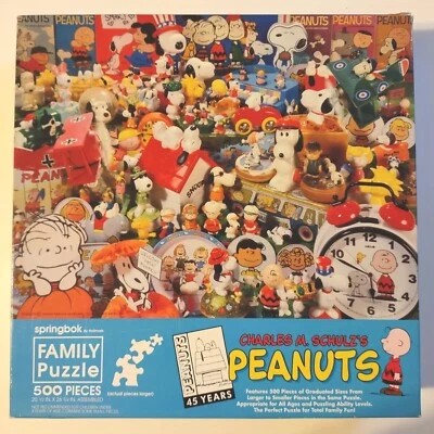 BOLSA SELLADA - Rompecabezas Charles M Schulz Peanuts 45 Aniversario 500 Piezas  Foto 1 de 4