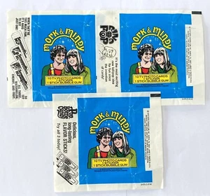 Set of 3 x Mork & Mindy Trading Card Wax Wrappers Topps 1979 - Picture 1 of 1