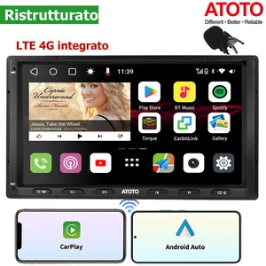ATOTO S8MS 7" Autoradio 2 Din LTE 4G integrato ChatGPT Android Auto CarPlay 2BT - Foto 1 di 7