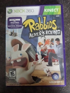 Rabbids Alive & Kicking 2011 Xbox 360 Kinect Game COMPLETE Good Condition - Picture 1 of 1