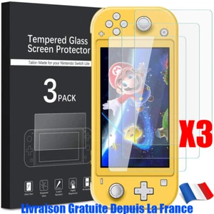 PROTECTION ÉCRAN VITRE VERRE TREMPÉ POUR NINTENDO SWITCH / SWITCH LITE - Photo 1/17