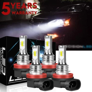 Combo LED Headlight Bulbs for Nissan Altima 2007-2018 High Low Beam White 4PC A+ - Bild 1 von 18