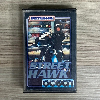 Jeu D'Ordinateur Sinclair ZX Spectrum Street Hawk Non Testé Rétro 1985 Ocean - Photo 1/4