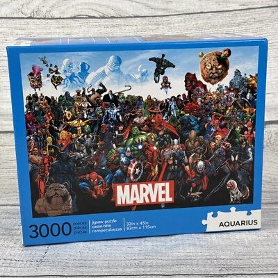 Puzzle Acuario Marvel Spiderman Hulk Iron Man Thor Capitán Am 3000 piezas 100 % Foto 1 de 4