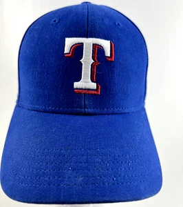 Texas Rangers baseball Cap Hat Kids Genuine Merchandise Hook&Loop Blue - Picture 1 of 8