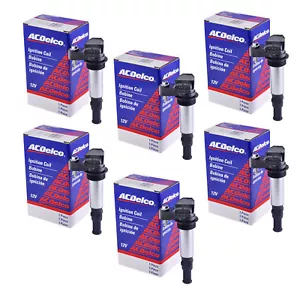 Set of 6 AcDelco Ignition Coil BS-C1508 For Buick Cadillac Chevrolet GMC 04-09 - Picture 1 of 3
