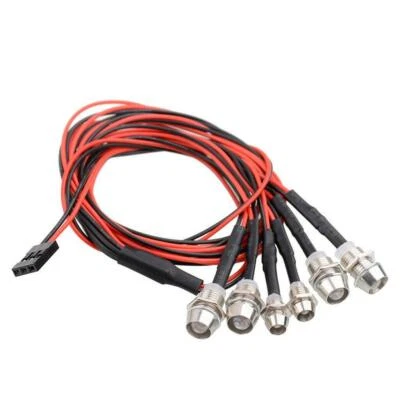 2/4/6/8 Leds LED Super Bright Head Tail Light for 1/10 RC Cars Buggy Truck TT02 - Image 1 of 4