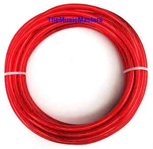 4 Gauge 40' ft Red Auto PRIMARY WIRE 12V Car Boat RV Wiring HD Amp Power Cable - Picture 1 of 11