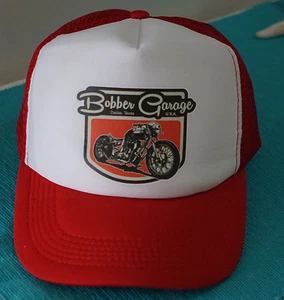 BOBBER GARAJE CAMIONERO GORRA SOMBRERO MALLA SNAPBACK TAMAÑO AJUSTABLE HOT ROD RAT ROD - Imagen 1 de 6